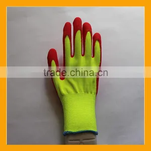 15G Thicken Nylon Sandy Nitrile Double Dipped Oil Field Work Gloves thumbnail-2