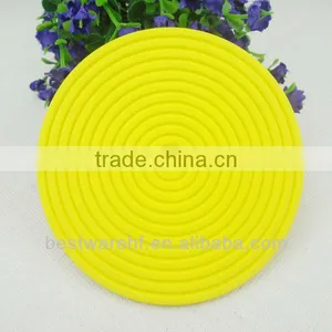 FDA 2017 New Silicone Round Shaped Cup Mat thumbnail-5