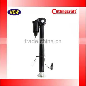 3500LB Electric Trailer Power Tongue Jack Black Battery 12 Volt thumbnail-1