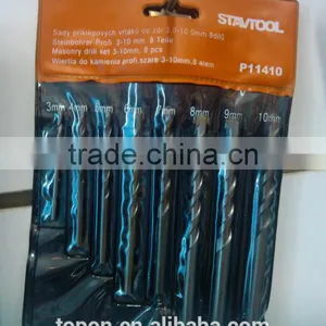 Tungsten Carbide Tip 8 Pcs Masonry Drill Bits a Set thumbnail-1