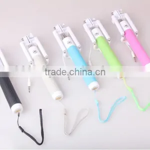 Intergrated Mini Foldable Wireless Selfie Stick , Portable Bluetooth Selfie Stick, All in One Selfie Monopod Stick thumbnail-1