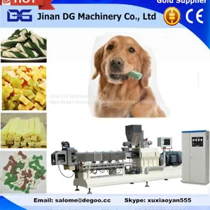 Automatic Pet Dog Treats/chewing Food Extruder Machine Production Plant thumbnail-1