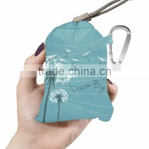 New Design Wholesale Eco Friendly Grocery Folding Bags Reusable Shopping Shoulder Bag thumbnail-3