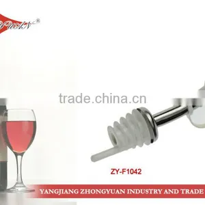 Plastic Wine Bottle Pourer With Cap thumbnail-1