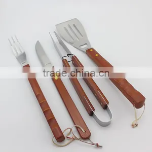 4-Piece Stainless Steel Barbecue Set With Storage Case thumbnail-2