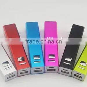 2600mAh Cuboid Shape Portable Metal Power Bank thumbnail-3