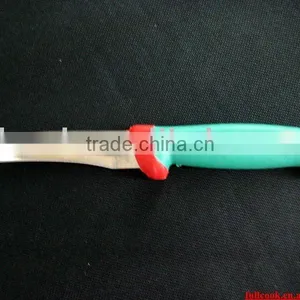 Kitchen Essential Fruit Knife W/colorful Rubber Handle thumbnail-1