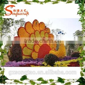 Large Garden Decorative Artificial Grass Sculpture Customized Decoration Artificial Plannt Sculpture thumbnail-2