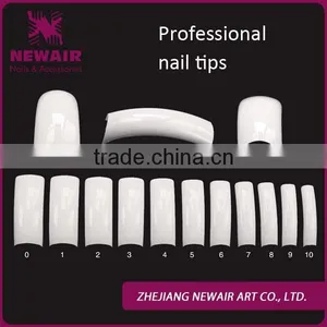 NEWAIR New Arrivals Salon 500pcs Clear Half Artificial Nail Tip Ultra-thin Transparent thumbnail-6