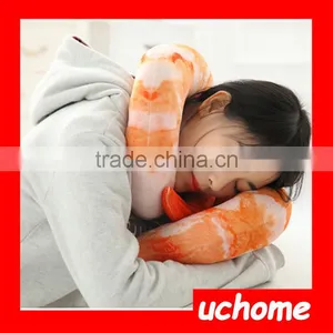 UCHOME Creative Funny Shrimp Shaped Pillow U Throw Neck Pillow thumbnail-4