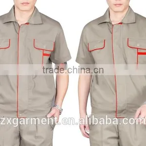 2016 OEM Unisex Overall Uniforms Short Sleeve Workwear thumbnail-2