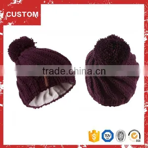 Hot Sale High Quality Custom Cheap Wholesale Beanie Hat Winter Knitted Hat With Your Logo thumbnail-2