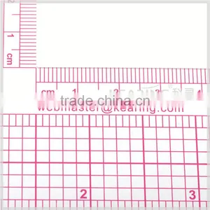 Kearing Flexible L Shaped Ruler 12'' / 26 cm Clear Plastic Garment Design Ruler for Sew Area #5812 thumbnail-2