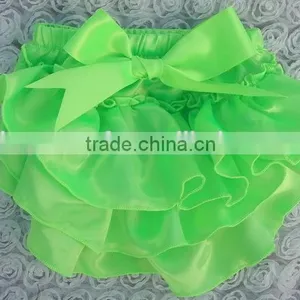 New Design Children Ruffle Bloomers Knit Ruffle Diaper Cover Baby Bloomers thumbnail-3