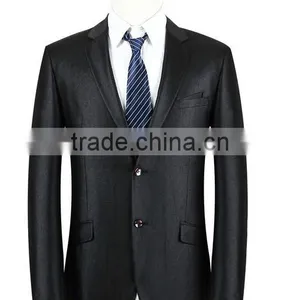 Formal Business Black Pant Mens Designer Coat Suits thumbnail-1