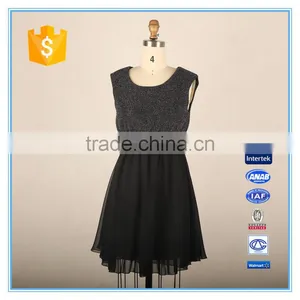 Ladies New Model Dress Designs Frocks Black Tutu Dress Summer Dress thumbnail-1