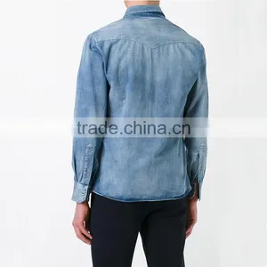China Wholesale Long Sleeve Man Shirt Latest Shirt Designs for Men Custom Man Shirt thumbnail-2