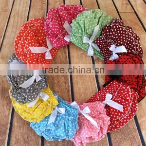 Baby Girl Cotton Bloomers Ruffles Diaper Cover Multicolor Options Wholesale China Factory thumbnail-1