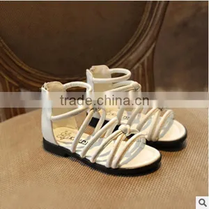 Latest High Quality Girls Shoes Hollow Out Flat Beach Shoes for Small Girls thumbnail-1
