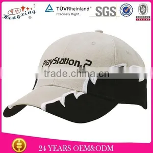 Mesh 6 Panel Applique Baseball Make Custom Fitted Hat thumbnail-3