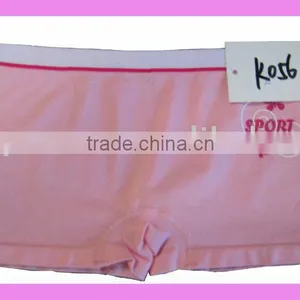 Plain Color Ladies Seamless Underwear Boxer Short thumbnail-1