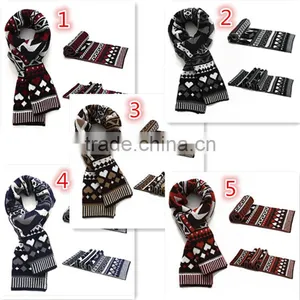 2016 Autumn Winter Scarf Black Thick Men Scarf Fashion Casual Scarf Men Audience Burst Models thumbnail-6