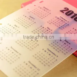 A5/A6 Timetable Board for Planner Transparent PP Spacer for Notebook Customizable Elastic Board thumbnail-2