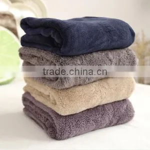 Wholesales Soft Plain Solid Shu Velveteen Blanket thumbnail-1
