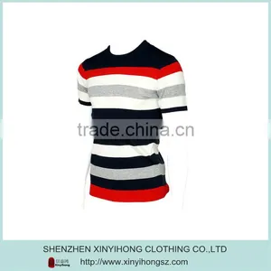 Hot Selling Striped Cotton Stretch Slim Fit Golf Fall Knitwear thumbnail-1