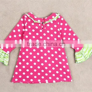 Wholesale New Arrival Christmas Baby Girls Ruffle Boutique Outfit thumbnail-3