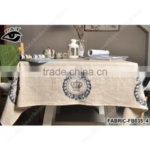 Vintage Canvas Textile Cotton Indian Embroidered Curtain Fabric for Household thumbnail-2