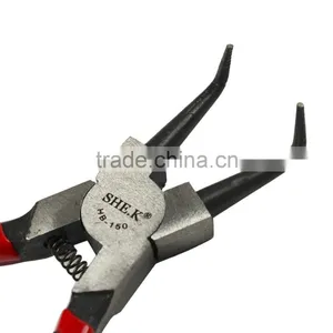Bike Repair Tool Internal 90 Degree Bent Needle Nose Circlip Oil Seal Snap Ring Plier Bike Repair Tool thumbnail-3