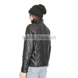 QUILTED MEN LEATHER JACKET MADE OF SHEEP LEATHER thumbnail-5