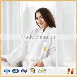 Five-star Hotel High Quality Waffle Bathrobe Wholesale Manufacturers Direct Marketing thumbnail-1
