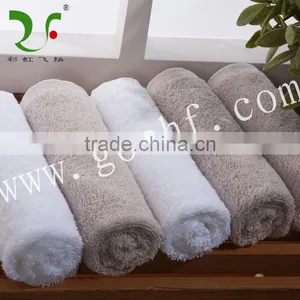 100% Cotton Solid Color Plain Weave Embroidered Face Towel thumbnail-1