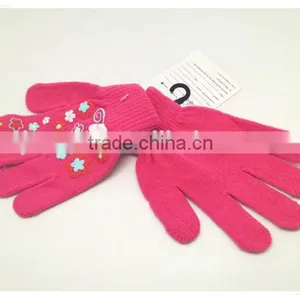 Winter Protector Cute Kids Knitted Winter Gloves thumbnail-1