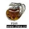 P205 Genuine Baltic Amber Pins thumbnail-1