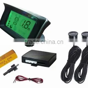 2 Sensors Colorful LCD Car Parking Sensors LCD Display Monitor Car Parking Sensor System thumbnail-1