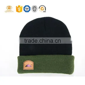 Wholesale Custom Winter 100% Cotton Beanie Hat thumbnail-1