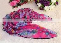 PRINTED POLYESTER SCARF thumbnail-1