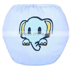 Lovely Lion Pattern and Wried Printed Soft Training Pants Baby Cloth Diaper thumbnail-3