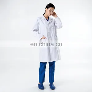 White Women's 65%polyester 35%cotton Lab Coat thumbnail-4