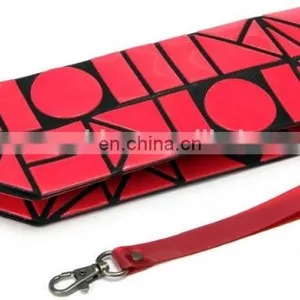 Lattice Sequined Folading Travel Makeup Pouch Bag Cosmetic With Zipper thumbnail-5