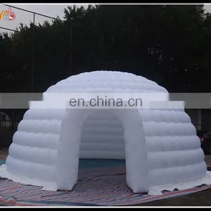 White Inflatable Tent Igloo , Inflatable Air Tent for Advertising Equipment thumbnail-1