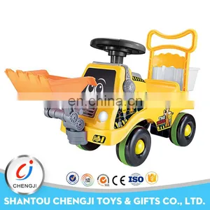 China Manufacturer Factory Cheap Yellow Big Sit Baby Walking Car thumbnail-1