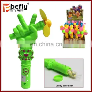 Very Cheap Handheld Plastic Candy Fan Toys thumbnail-1