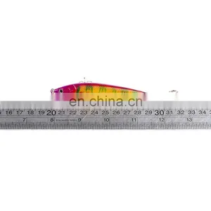 Hard Bait 9.5cm 9g Minnow Streak Fishing Lures Bass Fresh Water Hook Diving Perch Wobbler Fish 10 Colors Stripe Pattern thumbnail-4