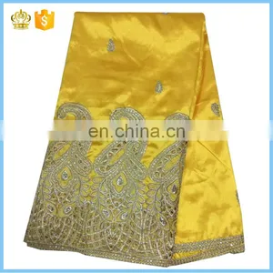 Guangzhou China Most Popular George Lace Fabric Embroidery Lace With Sequins H16012434 thumbnail-1