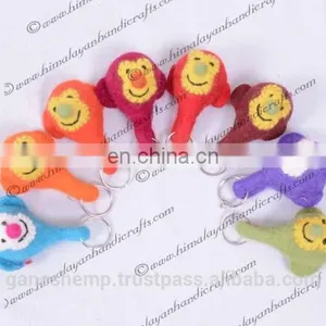 Felt Clown Key Ring FKR-409 thumbnail-1