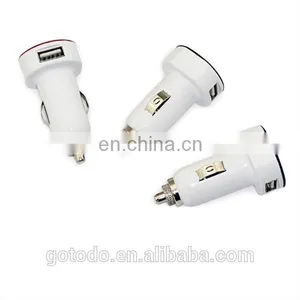 2017 Led Light Dual 1A 3.1A USB Car Charger for Mobile Phone thumbnail-4